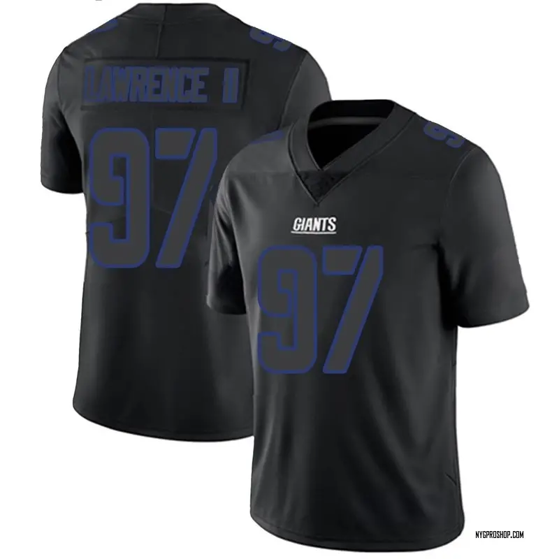 Men's Dexter Lawrence New York Giants Jersey - Black Impact Limited