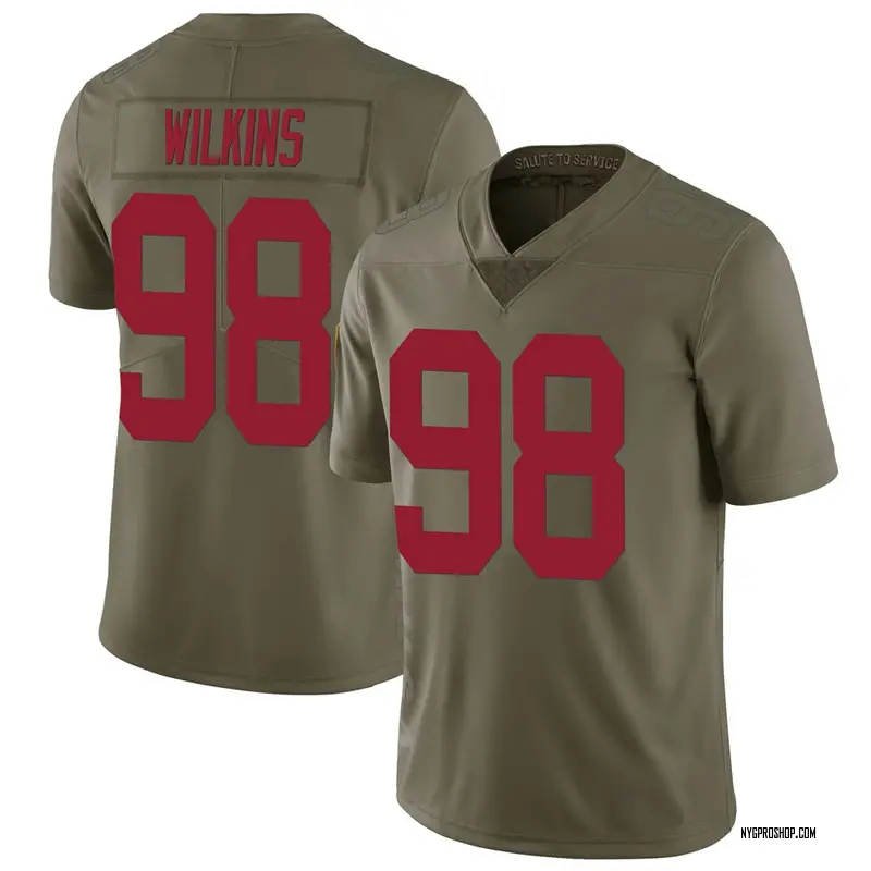 Men's Kevin Wilkins New York Giants 2017 Salute to Service Jersey ...
