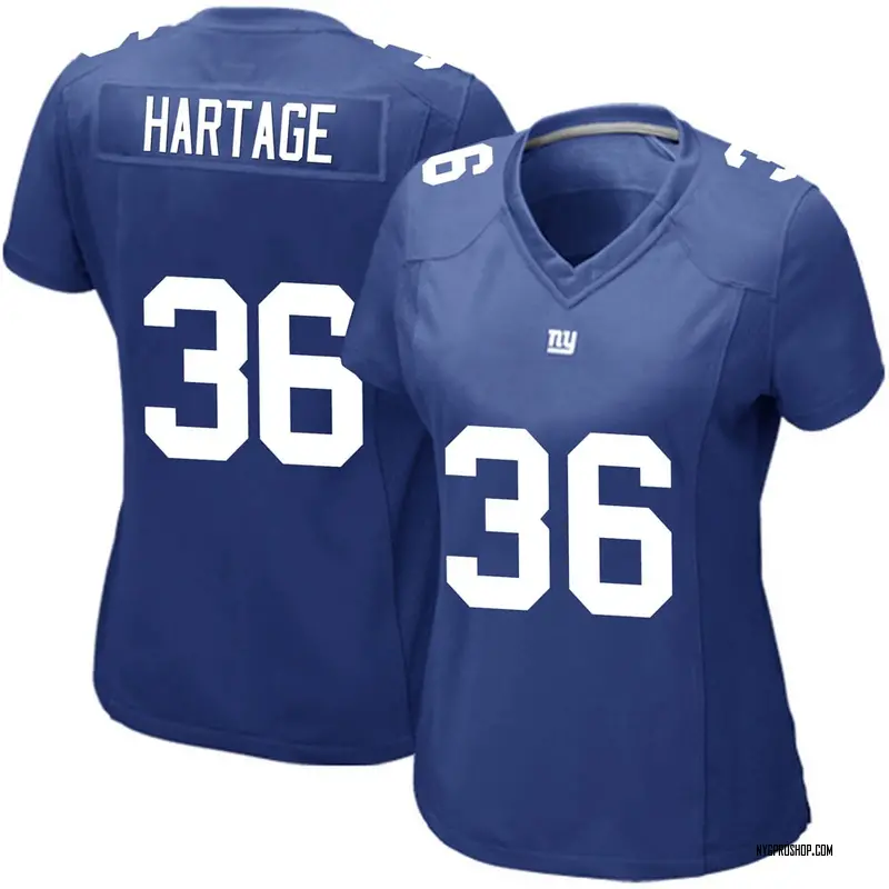 Women's Montre Hartage New York Giants Team Color Jersey - Royal Game