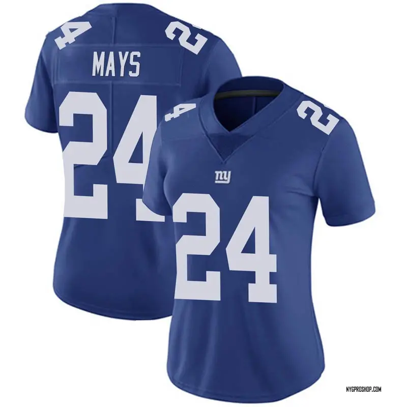 Women's Willie Mays New York Giants 100th Vapor Jersey - Royal Limited